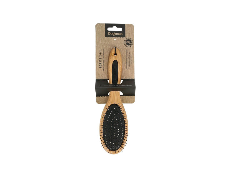 Dogman Brush 2-in-1 Bamboo M