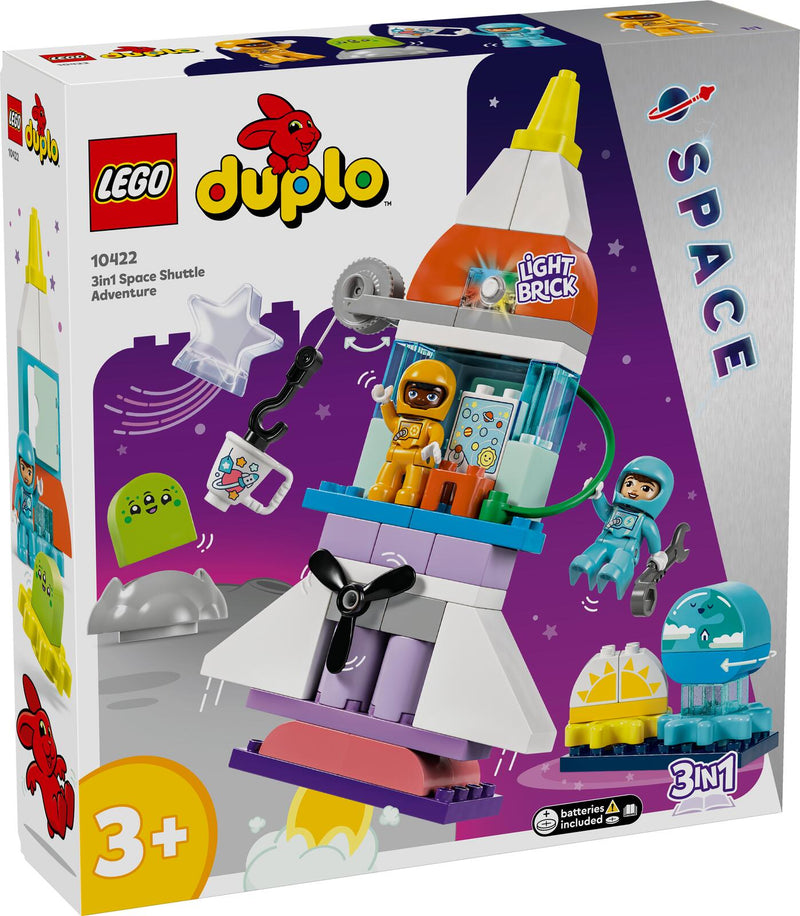 LEGO® DUPLO® 10422 3-in-1-Spaceshuttle für viele Abenteuer