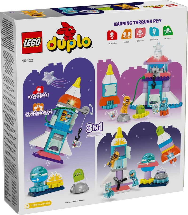 LEGO® DUPLO® 10422 3-in-1-Spaceshuttle für viele Abenteuer