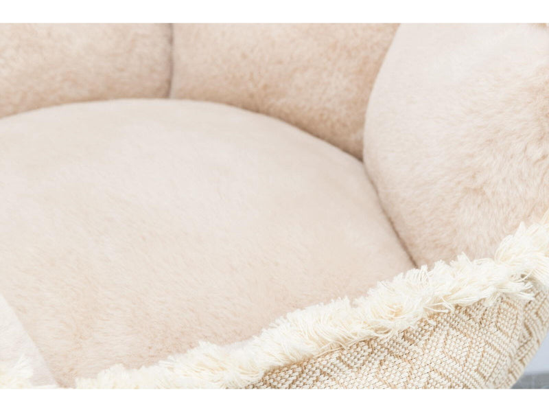 Trixie Boho bed square 80 × 80 cm beige