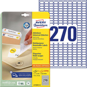 AVERY Zweckform Etiketten L4730REV-25 weiß 17,8 x 10,0 mm - 8.000 Stück