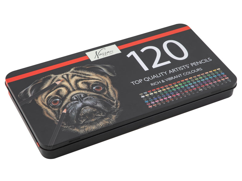 Nassau Coloured pencils 120 pcs in tin box