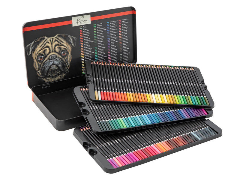Nassau Coloured pencils 120 pcs in tin box
