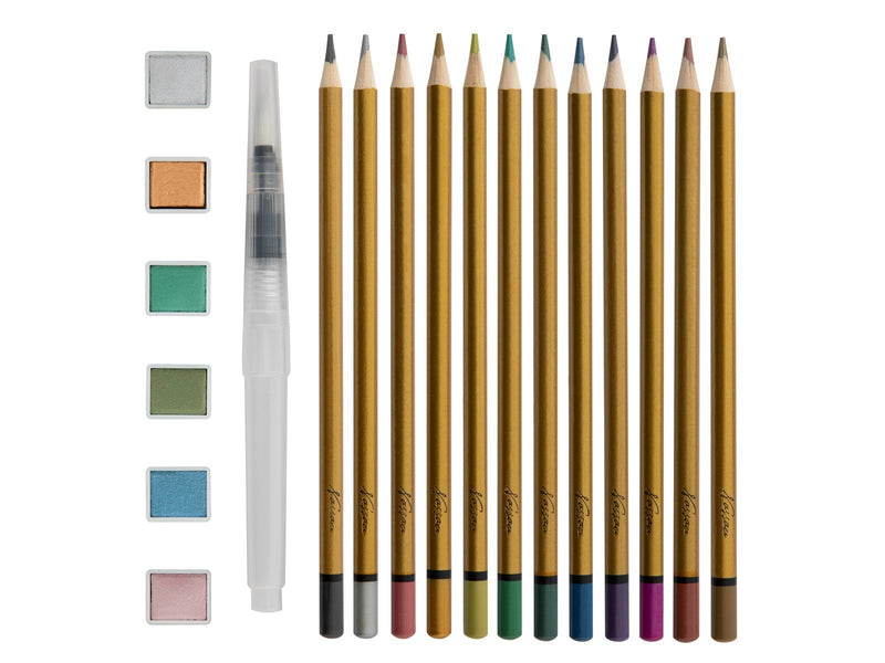 Nassau Metallic mixed media set