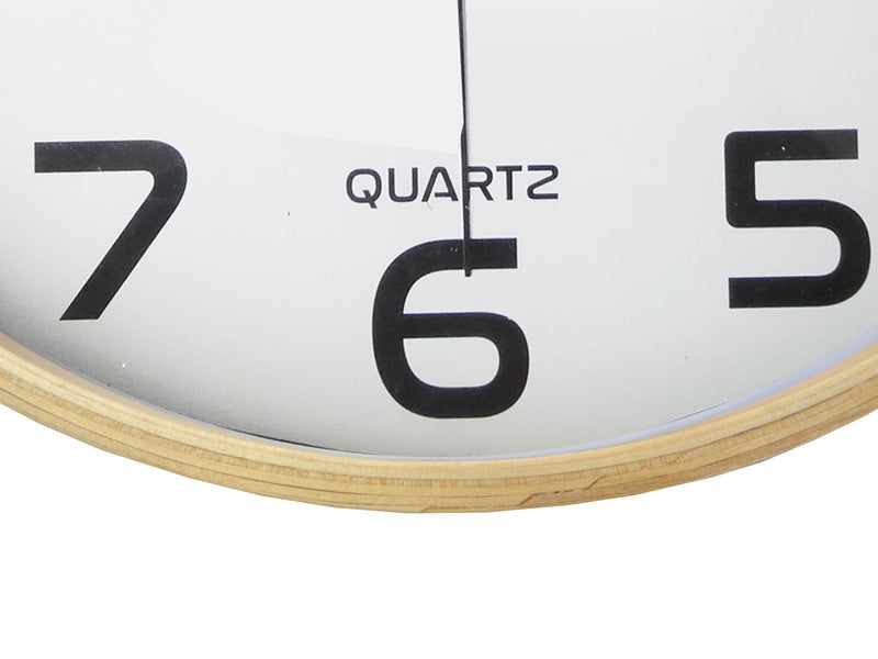 Unilux Baltic Clock white/wood