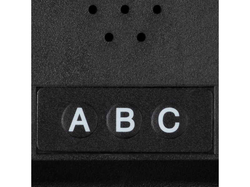 Unilux Flo LED clock black