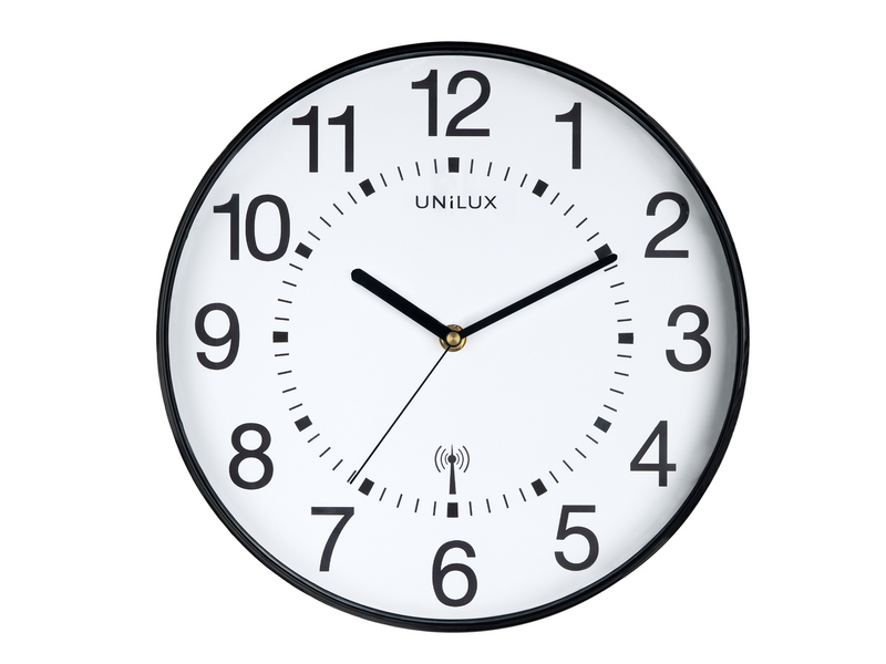 Unilux Maxi Wave Clock black