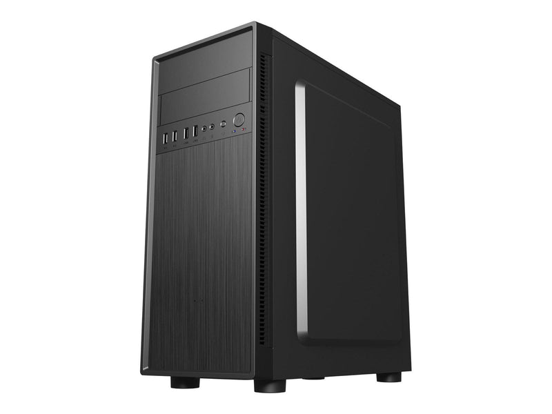 Gembird Fornax 160 - tower - ATX - Gehäuse - Tower - Schwarz