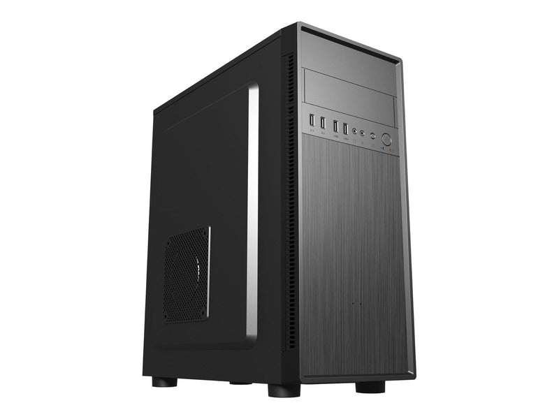 Gembird Fornax 160 - tower - ATX - Gehäuse - Tower - Schwarz