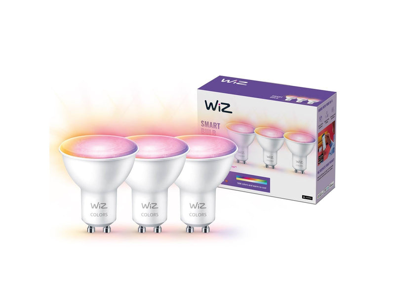 WiZ Spot 4.7W GU10 Color & Tunable White Wi-Fi 3-pack