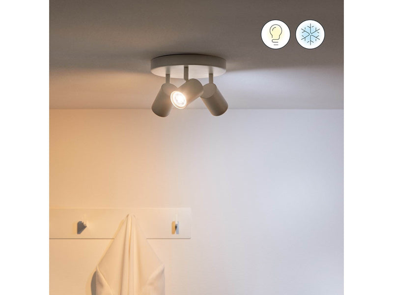 WiZ Spot 4.7W GU10 Color & Tunable White Wi-Fi 3-pack
