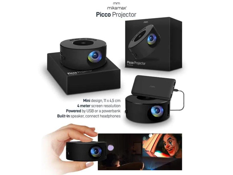 Mikamax Projektoren Pico Projector - 320 x 180 - 10 lumens