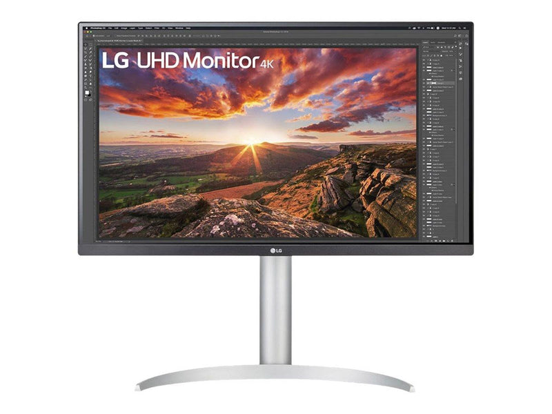 27" LG 27UP85NP-W - 3840x2160 (4K / UHD) - IPS - HDR10 - 90W USB HUB