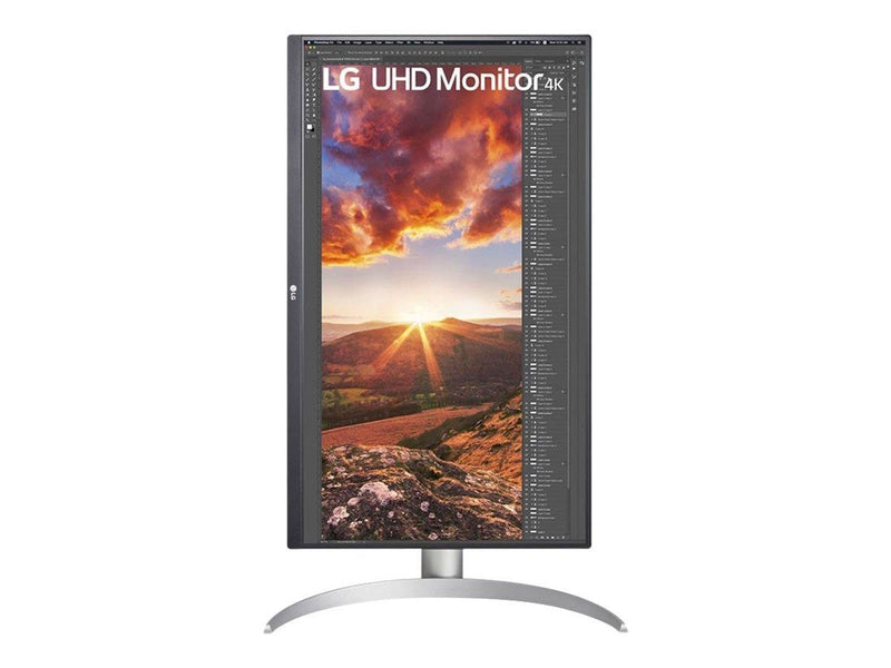 27" LG 27UP85NP-W - 3840x2160 (4K / UHD) - IPS - HDR10 - 90W USB HUB