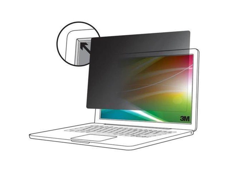 3M - notebook privacy filter - bright screen