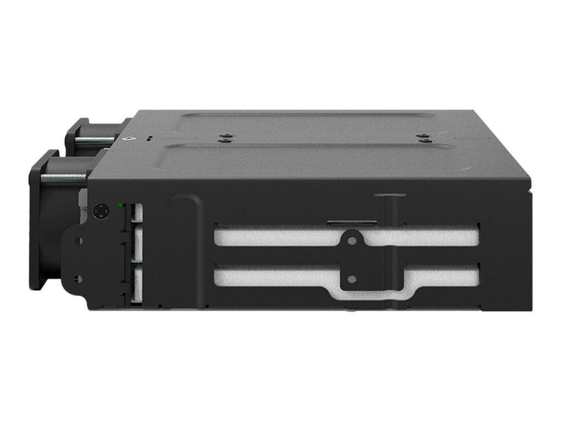Icy dock ToughArmor MB118VP-B - storage enclosure - 6 x U.2/U.3 NVMe SSD mobile rack for 5.25" bay with SlimSAS SFF-8654 8i - P