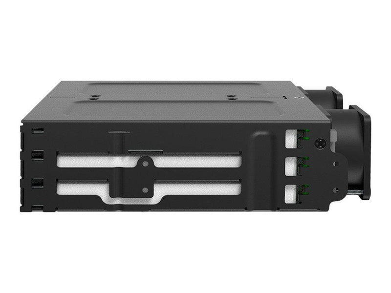 Icy dock ToughArmor MB118VP-B - storage enclosure - 6 x U.2/U.3 NVMe SSD mobile rack for 5.25" bay with SlimSAS SFF-8654 8i - P