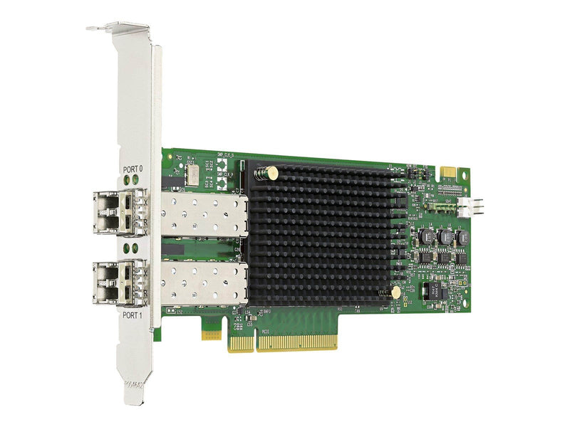 Emulex LPe31002 Gen 6 (16Gb) dual-port HBA (upgradeable to 32Gb) - host bus adapter - PCIe 3.0 x8 - 16Gb Fibre Channel x 2