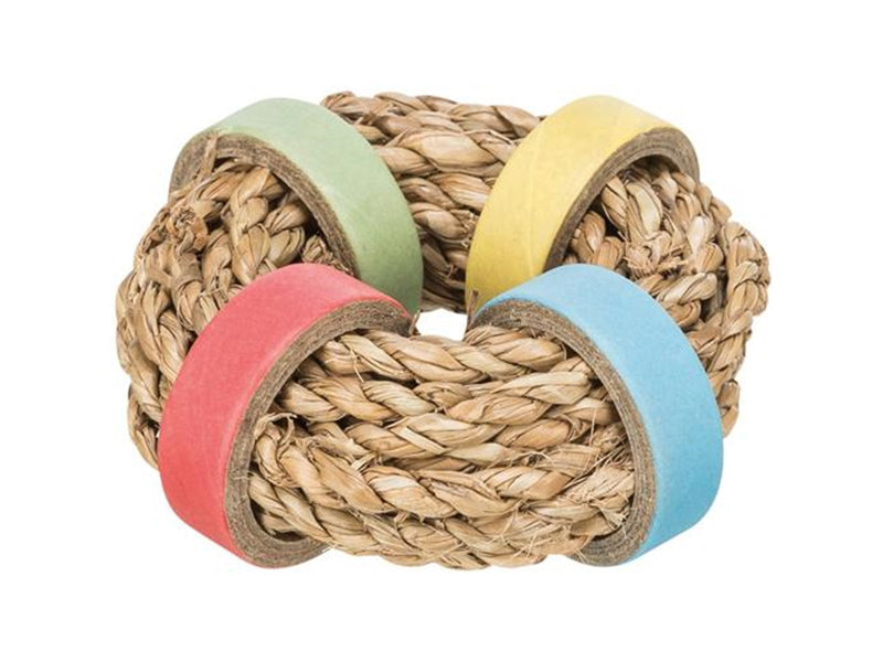 Trixie Sea grass ring with paper rings ø 8 cm