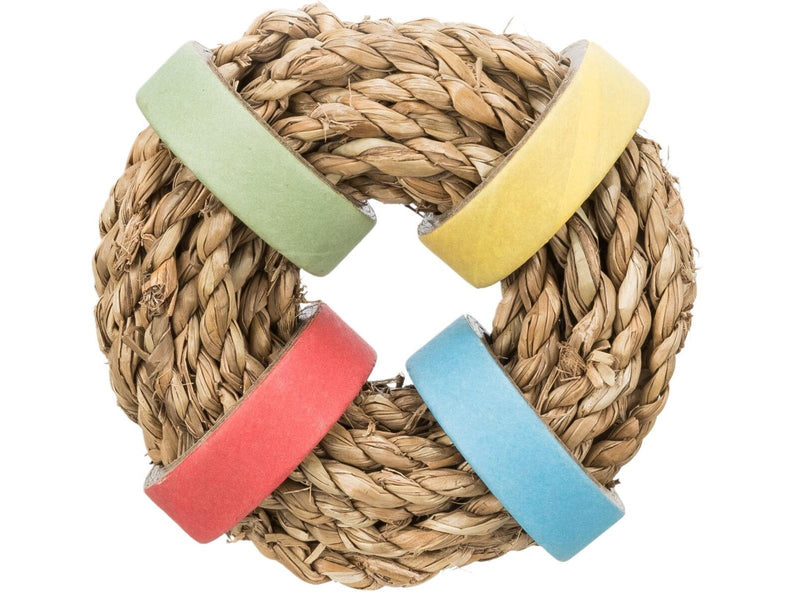 Trixie Sea grass ring with paper rings ø 8 cm