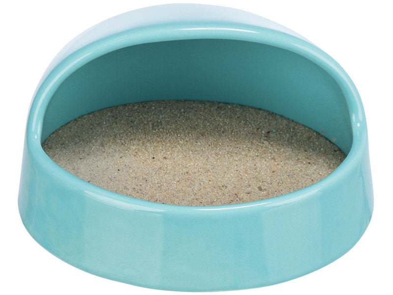 Trixie Sand bath mice/hamster ceramic 16 × 8 × 14 cm turquoise