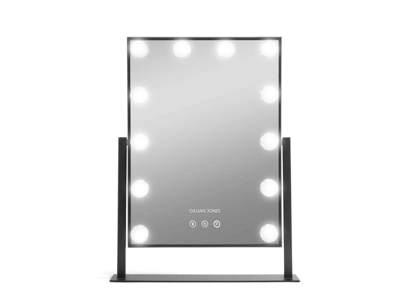 Gillian Jones LED Light Hollywood Mirror Black