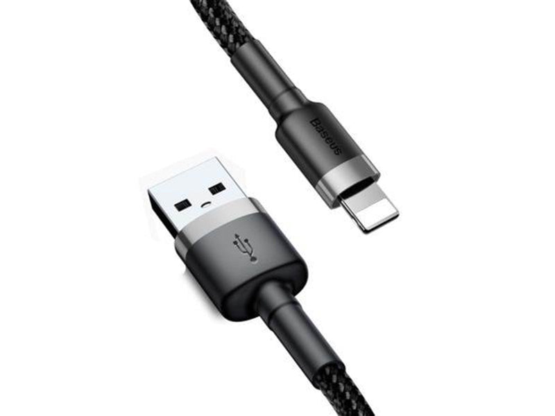 Baseus Cafule USB Lightning Cable 2.4A 0.5m (Gray+Black)