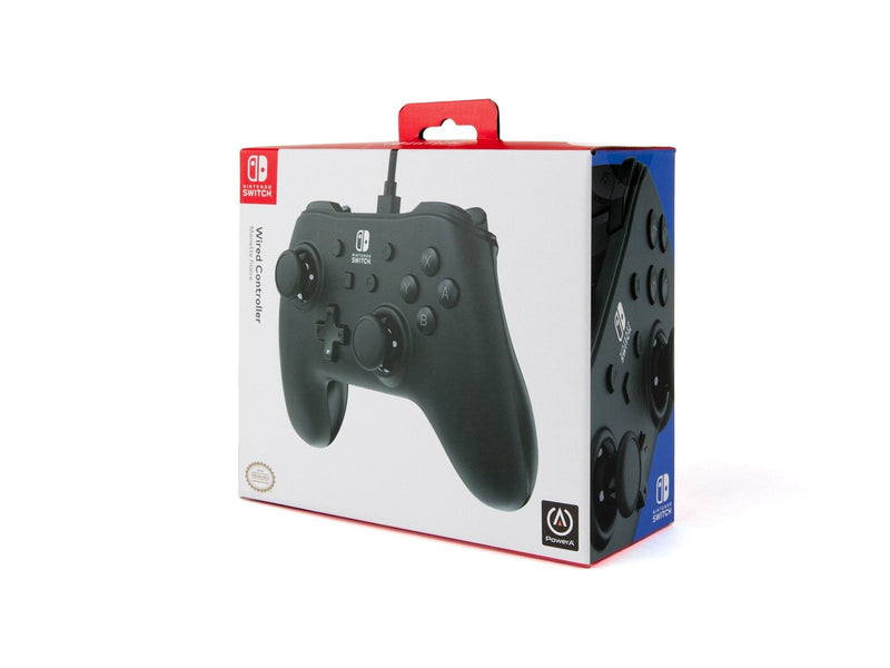 PowerA Wired Controller for Nintendo Switch - Black - Wired Controller - Nintendo Switch