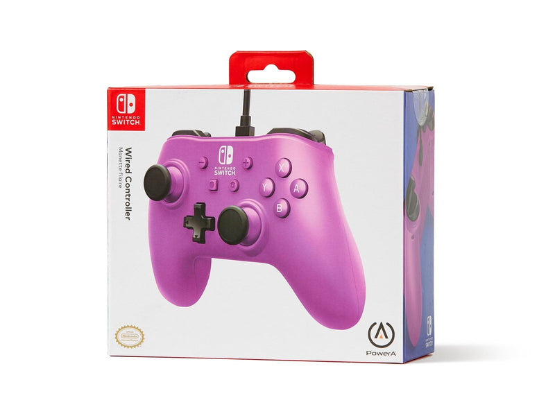 PowerA Wired Controller for Nintendo Switch - Grape Purple - Wired Controller - Nintendo Switch