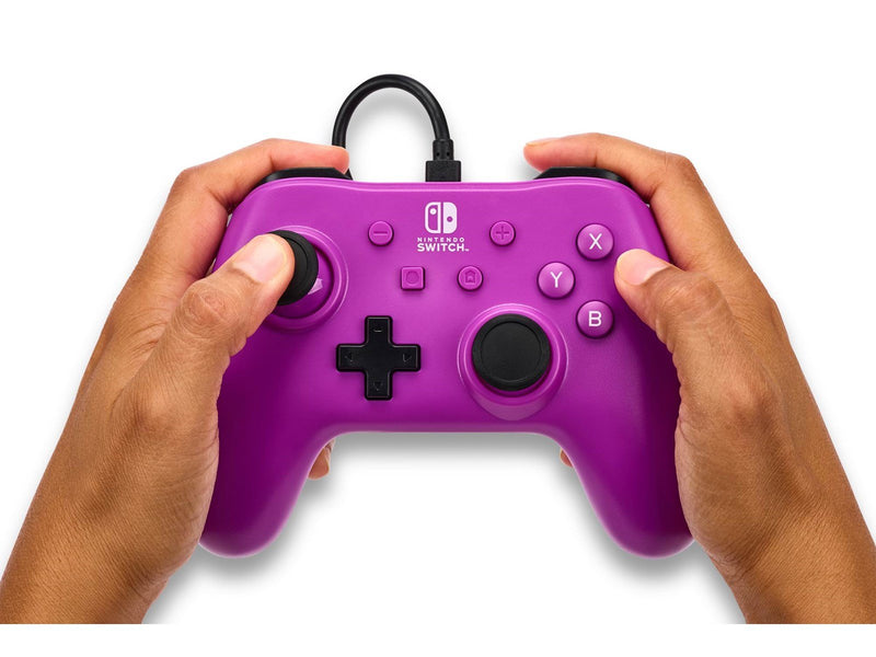 PowerA Wired Controller for Nintendo Switch - Grape Purple - Wired Controller - Nintendo Switch