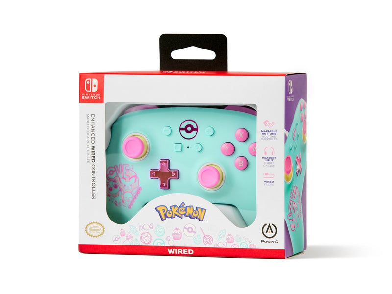 PowerA Enhanced Wired Controller for Nintendo Switch - Pokémon: Sweet Friends - Wired Controller - Nintendo Switch