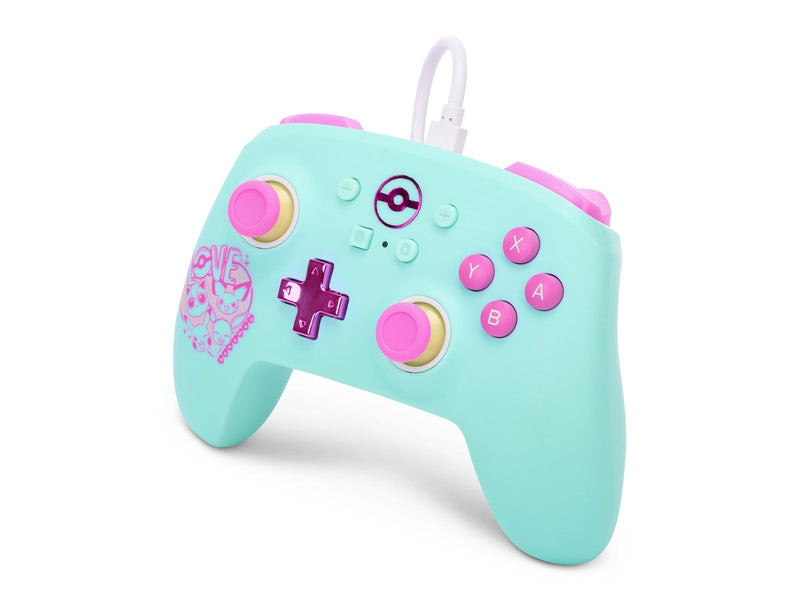PowerA Enhanced Wired Controller for Nintendo Switch - Pokémon: Sweet Friends - Wired Controller - Nintendo Switch