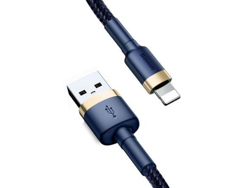 Baseus Cafule Lightning cable 1.5A 2m (Gold+Dark blue)