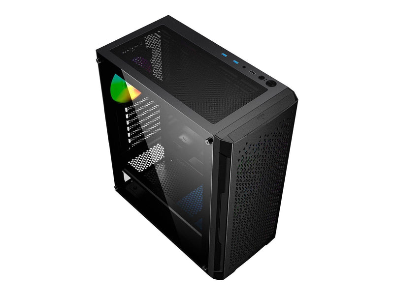 Gembird Fornax 400X - tower - ATX - Gehäuse - Tower - Schwarz