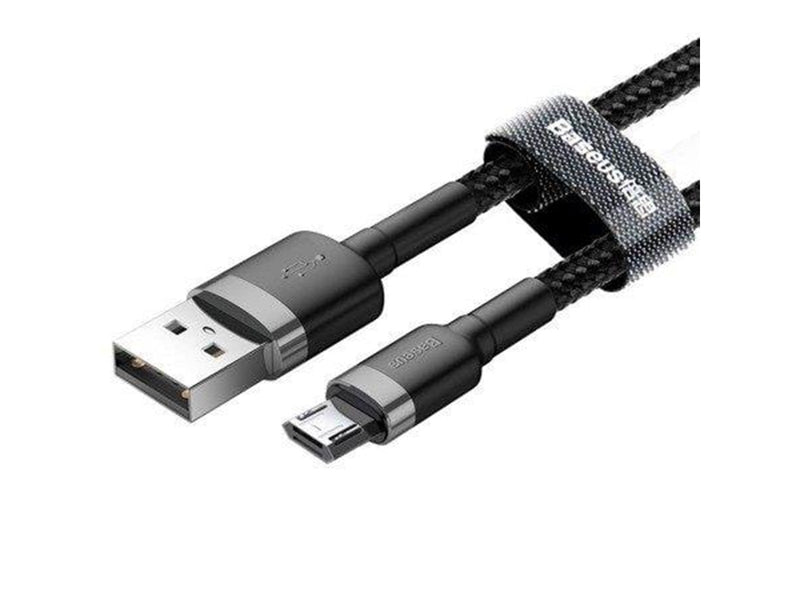 Baseus Cafule Cable USB For Micro 2A 3m Gray+Black