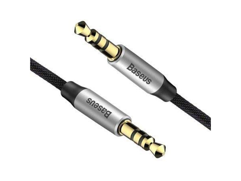 Baseus Yiven Audio Cable Cable 3.5 male Audio M30 1.5M Silver+ Black