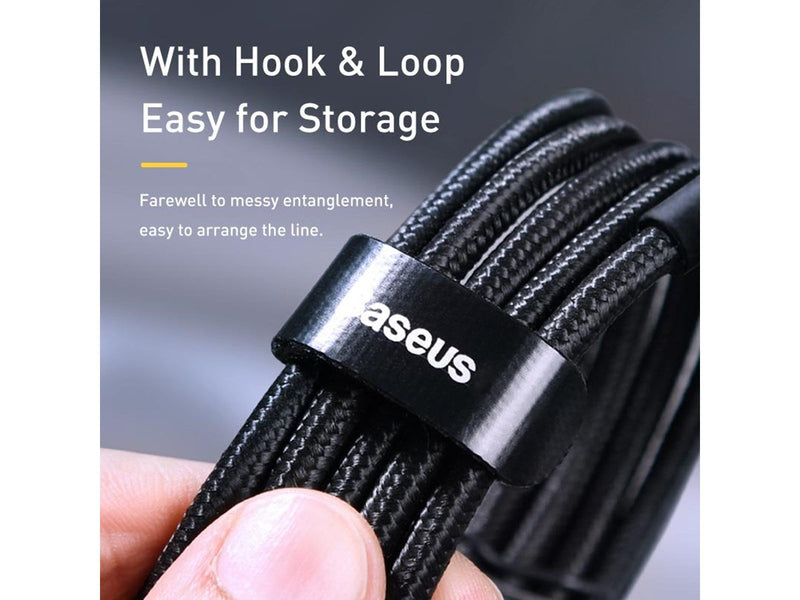 Baseus Cafule PD2.0 100W flash charging USB For Type-C cable (20V 5A)2m Gray+Black