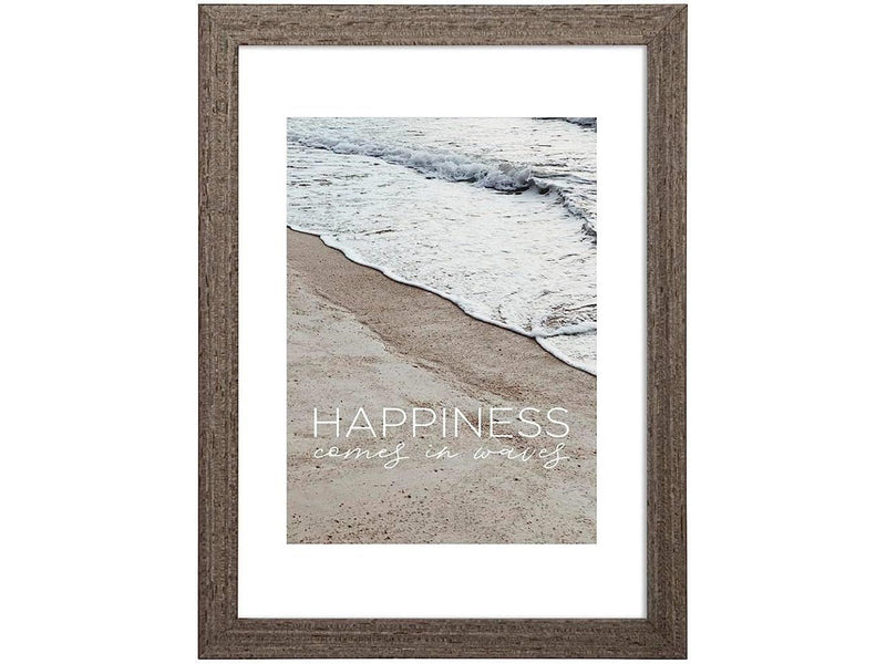 Hama Wooden frame "Waves" taupe 20 x 30 cm