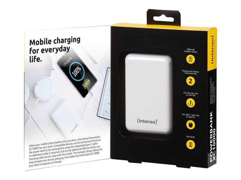 Intenso Powerbank XC10000 white Powerbank (Akku) - Weiß - 10000 mAh