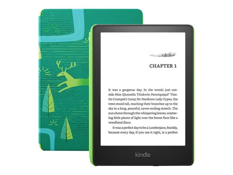 Amazon Kindle Paperwhite 5 16GB Kids Edition - Black (incl. Emerald Forest Cover)