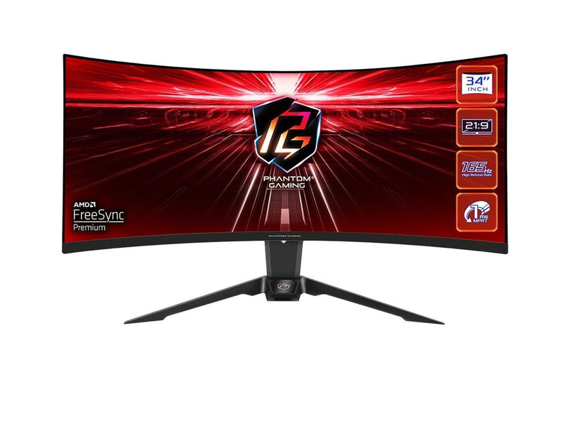 34" ASRock PG34WQ15R2B - 3440x1440 - 165Hz - VA - HDR400 - Curved