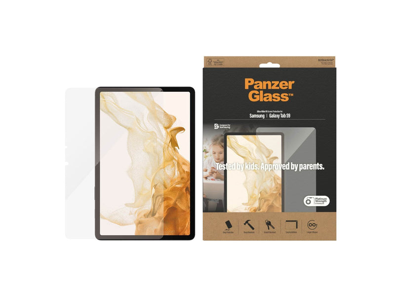 PanzerGlass Screen Protector Samsung Galaxy Tab S9 FE | S9 | Ultra-Wide Fit