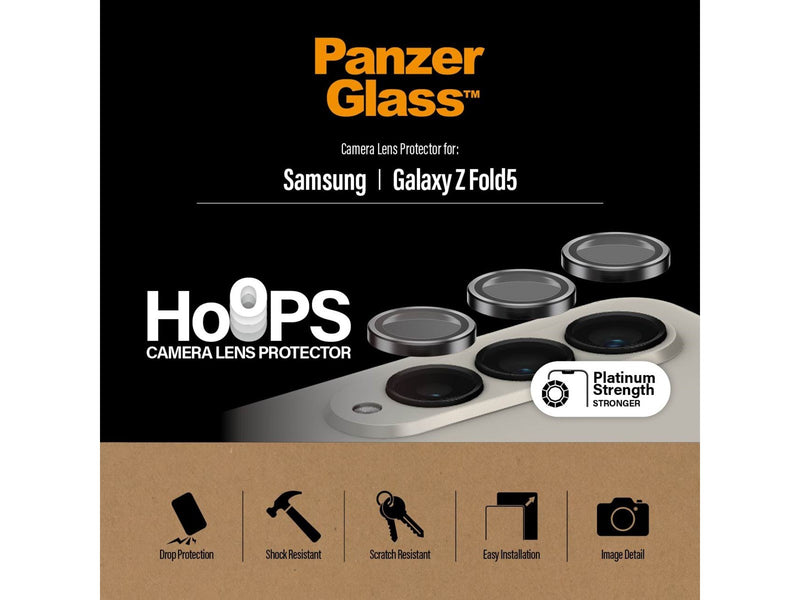PanzerGlass Hoops™ Camera Lens Protector Samsung Galaxy Z Fold 5 | Black