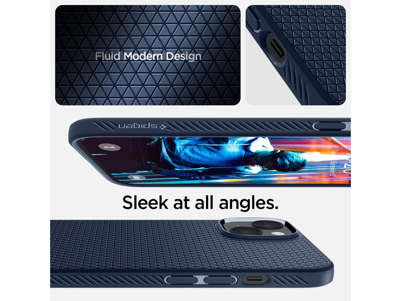 Spigen Liquid Air - navy blue - iPhone 14