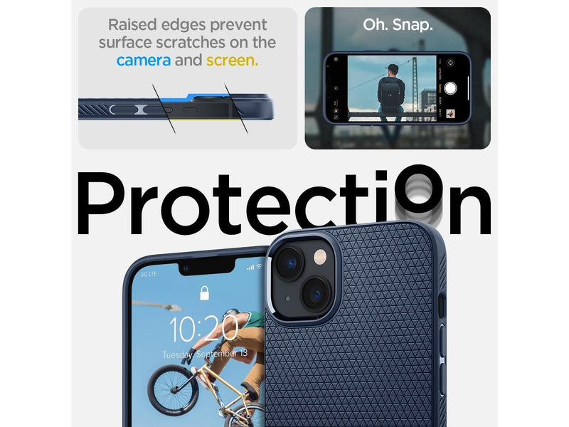 Spigen Liquid Air - navy blue - iPhone 14