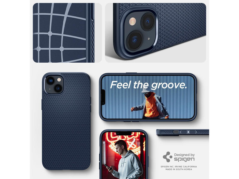 Spigen Liquid Air - navy blue - iPhone 14