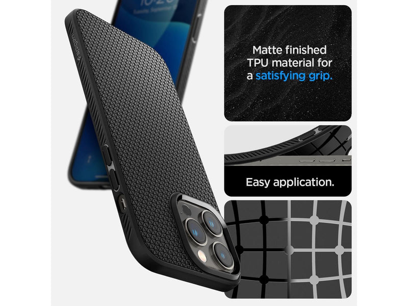 Spigen Liquid Air - matte black - iPhone 14 Pro