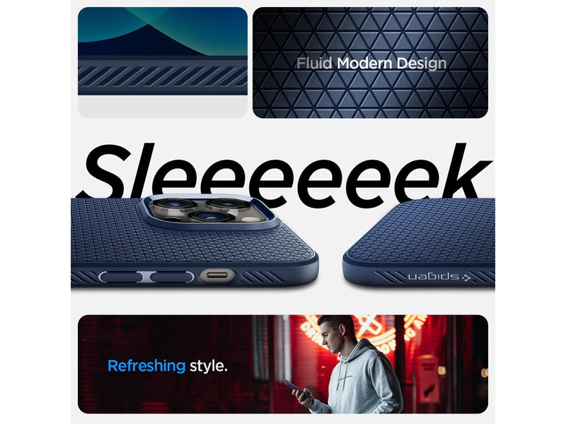 Spigen Liquid Air - navy blue - iPhone 14 Pro