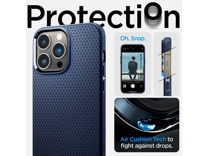 Spigen Liquid Air - navy blue - iPhone 14 Pro
