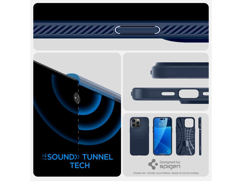 Spigen Liquid Air - navy blue - iPhone 14 Pro